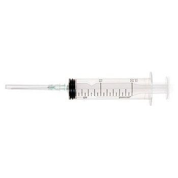 Шприц 3-х компонентный PASCAL, 20 мл КОМПЛЕКТ 5 шт. в коробке, игла 0,8х40 - 21G, 120608